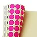 LJY Round Dot Stickers Color Coding Labels, 12 Different Assorted Colors Dot Labels, 12 Sheets (19mm)