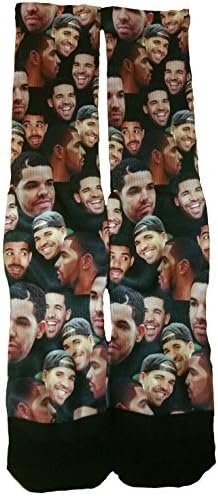 Drake custom face socks (Large 6-12.5)