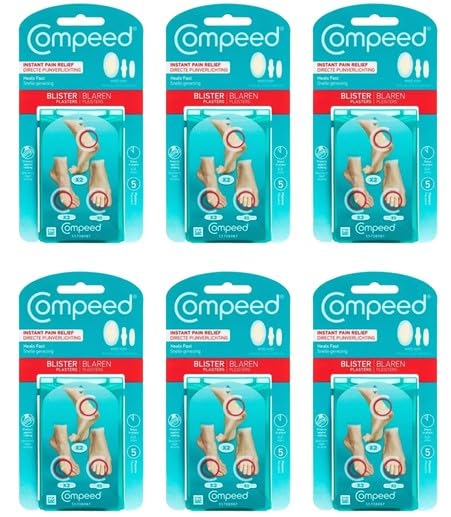 Photo 1 of Compeed Blister Mixed Sizes 5 Plasters (Pack of 6)