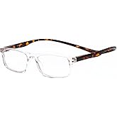 Magz Gramercy Rectangular Reading Glasses Men Women Single Power Readers Neck Hanging Magnetic Snap It Rear Connecting