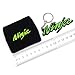 MOCO Motorcycle Large Black Fluid Brake Reservoir Sock Cover with Keychain, Key Ring,Fit for Kawasaki Ninja ZX-6R, ZX-9R, ZX-15R, ZX-12R, ZX-14R, ZX6-Black