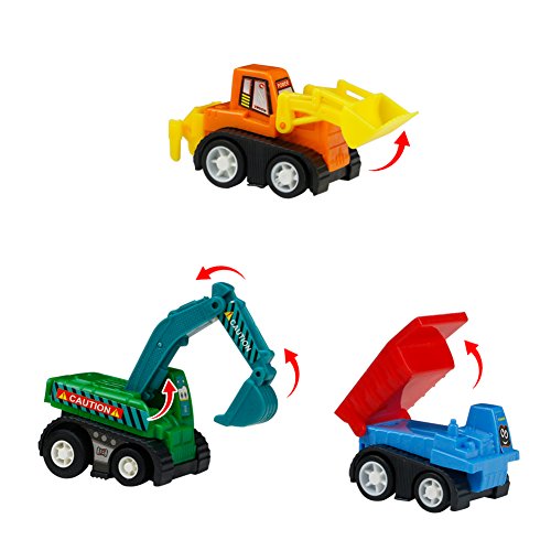 4 Construction+Vehicles+Decorations+Excavator+Preschool