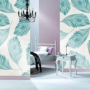 Wall Murals for Bedroom Leaf Large Removable Wallpaper Peel and Stick Wall Stickers - 66x96 inches
