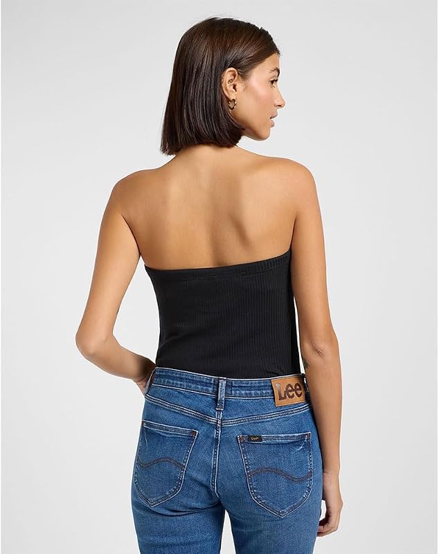 - Camiseta Mujer - Corte Slim - Open Back Halter Top - Unionall Black