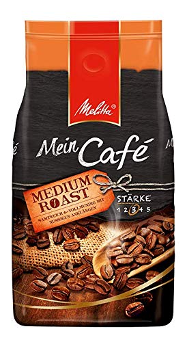 Melitta Ganze Kaffeebohnen, samtweich und vollmundig mit nussigen Anklängen, Stärke 3, Mein Café Medium Roast, 8 x 1 kg – Bild 3