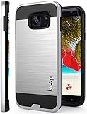 Galaxy S7 Edge Case Silver, Beautifully Protected By Knooop. Stylish Advanced Protection Cell Phone Covers - Improved Shock Absorption - Ultra Slim