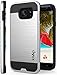 Galaxy S7 Edge Case Silver, Beautifully Protected By Knooop. Stylish Advanced Protection Cell Phone Covers - Improved Shock Absorption - Ultra Slim