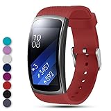 Feskio for Samsung Gear Fit2 PRO / Fit2 SM-R360 Replacement Watch Band Strap, Soft Silicone Wristband Straps Sport Band Bracelet for Samsung Gear Fit2 Pro and Fit 2 SM-R360 Smartwatch