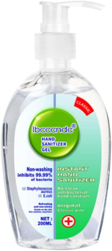 Sterilized Hand Sanitizer Gel 200ml Disposable Water Free Disinfection Hand Wash for Home Travel Office