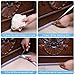 Warckon Door Weather Stripping,Silicone Seal Strip Adhesive for Doors and Windows Insulation Bottom and Side Gap,Transparent (25mm)