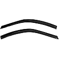 Tape On Window Visors Fits for 1992-1996 Honda Prelude, Side Auto Window Wind Deflectors, Ventshade, Rain Guards for Cars/Trucks
