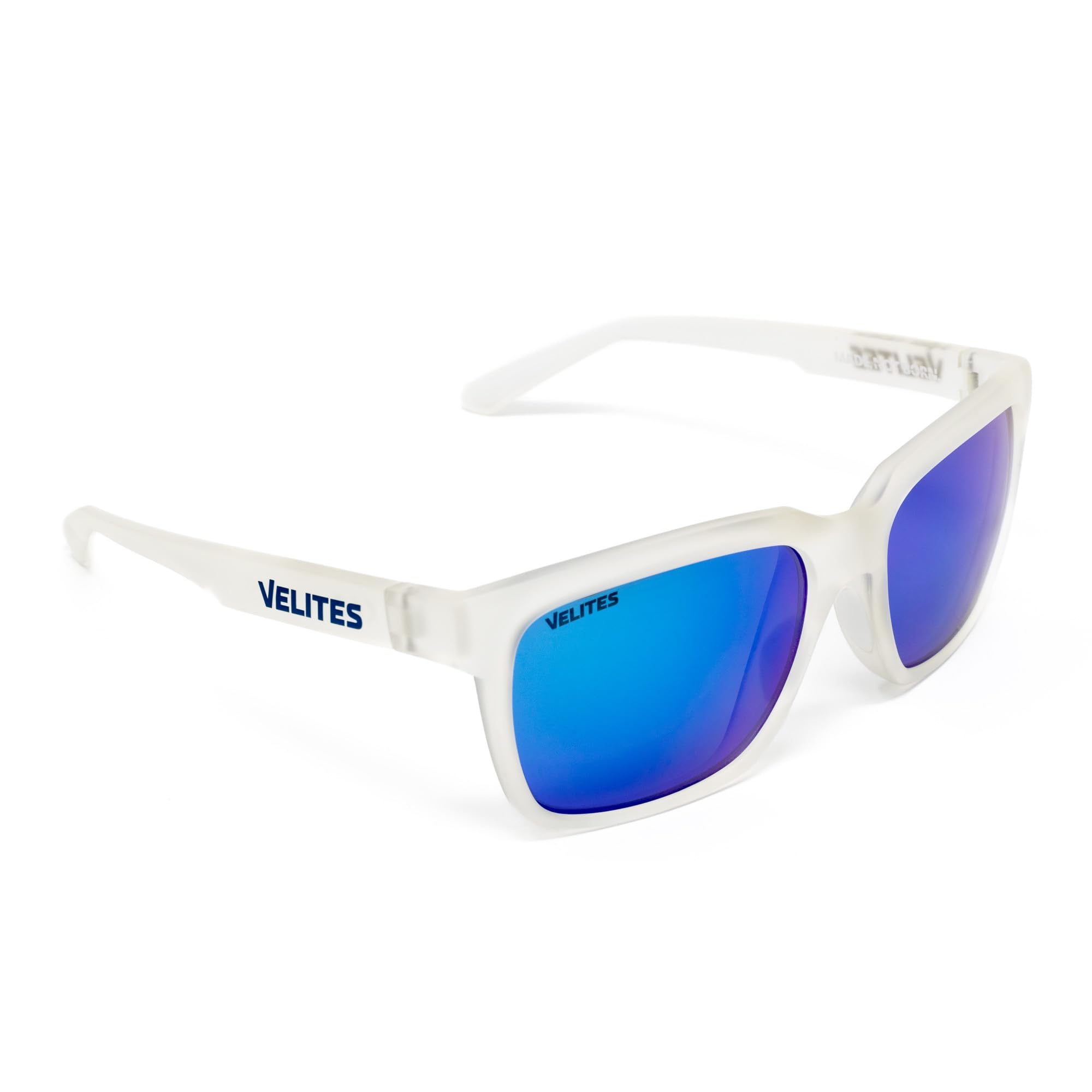 Velites Urban I Sunglasses for High Intensity Workouts and Outdoor Activities, All Types of Sports, Non Slip Off Style and Comfort, Matt / Blue