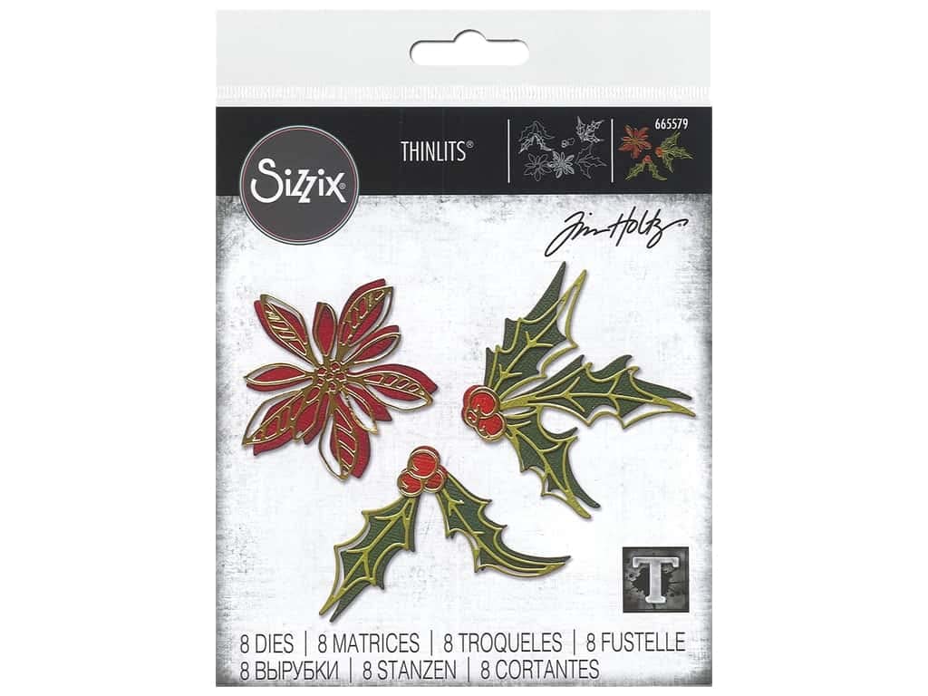 Sizzix Christmas Thinlits Die Set Seasonal Sketch by Tim Holtz