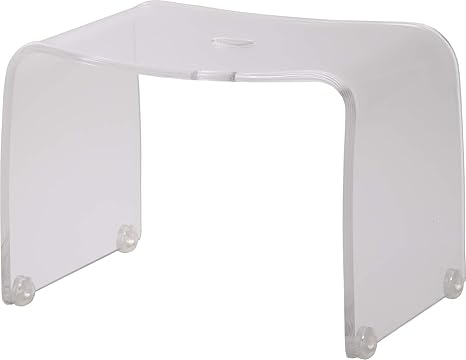 Amazon アクリル製 お風呂いす サイズm クリア フェイヴァ バスチェア ホーム キッチン オンライン通販