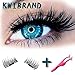 New False MAGNETIC Eyelashes by KiwiBrand, 4 Pcs/1 Pairs 3D Magnetic False Eyelashes Soft Fake Eyelashes Natural Eye | Mink Eyelashes for Natural Look | Reusable Best Fake Lashes