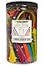 Electriduct Nylon Cable Tie Kit - 650 Zip Ties - Multi Color (Blue, Red, Green, Yellow, Fuchsia, Orange, Gray, Purple) - Assorted Lengths 4
