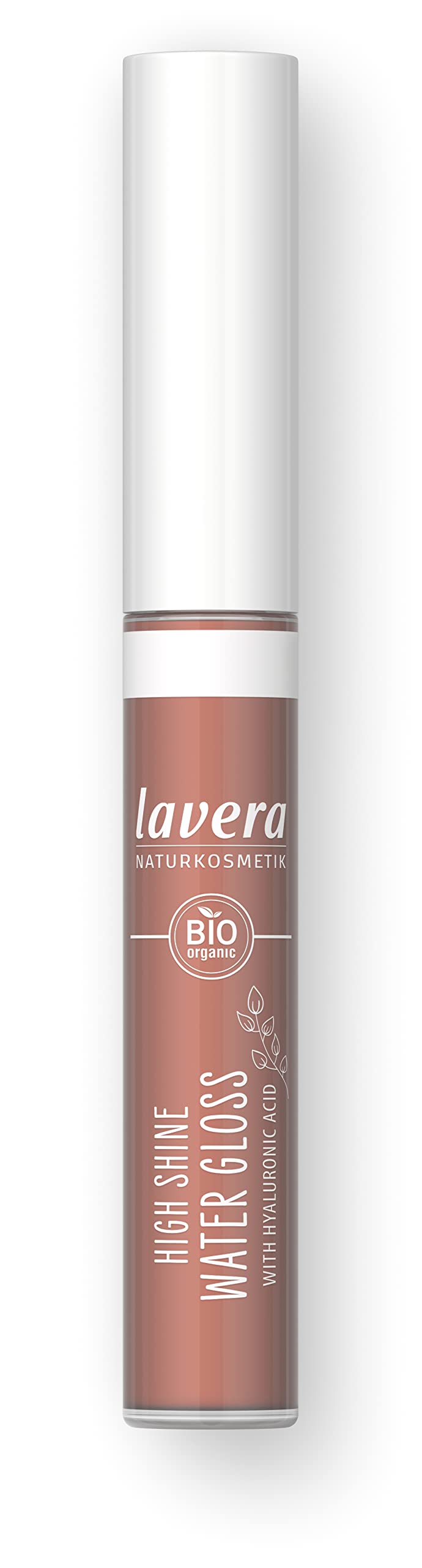 lavera High Shine Water Gloss -Cocoa 01 - Intense Color & Shine - Featherweight Texture - Lasts up to 6 hours - Vegan - Natural Cosmetics (1x 5.5 g)