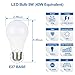 Haian Support 12 Volt Led Light,Low Voltage Bulb 5W (40W Equivalent),E26/E27 Standard Base,Warm White 3000k,Low Voltage Light Bulbs for Off Grid Solar lighting,RV Lighting, Boat Lighting,Camper 1 Pack