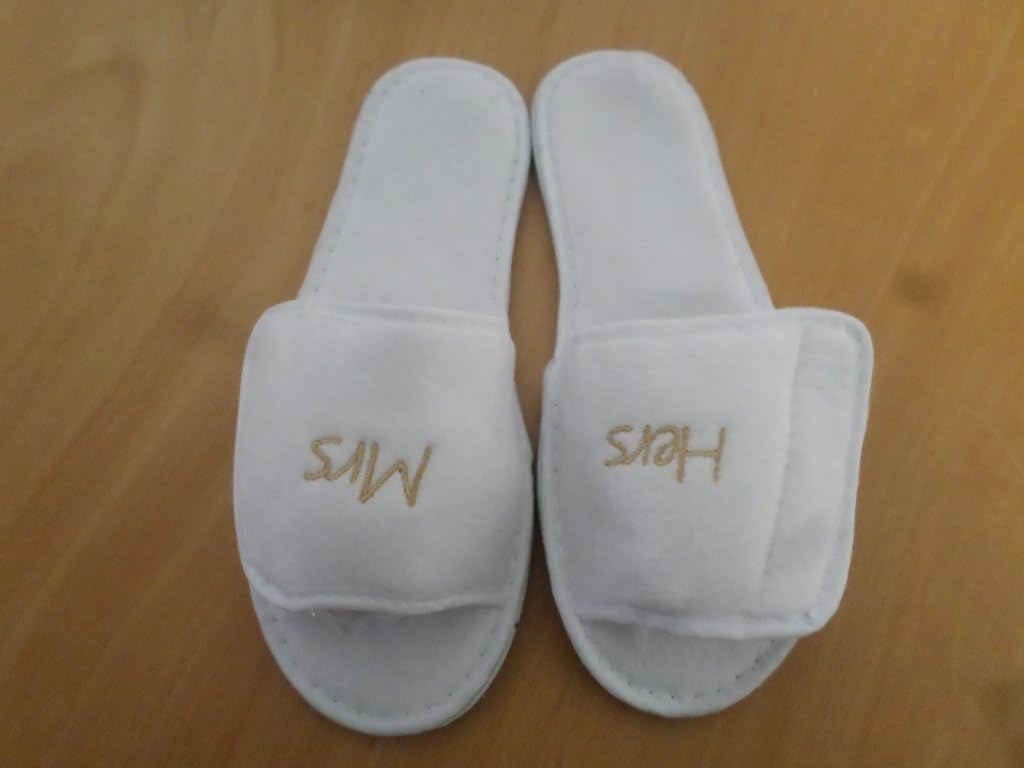 personalized embroidered slippers