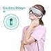 Naipo Wireless Eye Massager Portable Eye Mask with Compression, Vibration, Heating and 3 Modes for Dry Eye Relax Vision Care Eyestrain Stress Relief