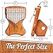 ZAIDENBERG Kalimba 17 Keys Thumb Piano With Ergonomic Design and Exclusive Magnetic Stand, Authentic African Mbira Made of Quality Solid Mahogany Wood, An Extraordinary Musical Instrument.