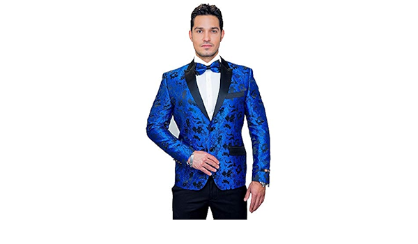 blue tuxedo jacket