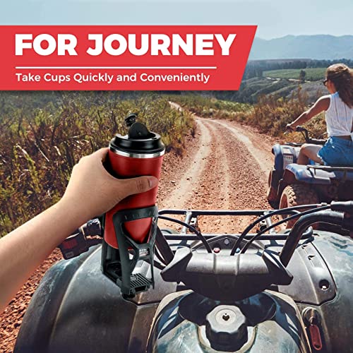 kemimoto ATV Cup Holder, A Pair Upgraded Motorcycle Drink Holders Bike
