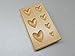 Heart Shape Wood Dapping Block Jewelry Metal Wooden Forming Shaping Tool 7 Sizes by JTS