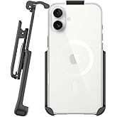 BELTRON Belt Clip Holster Compatible with Apple iPhone 16 Plus Clear Case - Features: Built in Kickstand (Holster Only, Case is NOT Included)