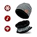 Wireless Beanie - Wireless Headphones Hat and Scarf Set for Winter Outdoor Men Women Warm Knitted Music Hat With Backpack - Built-in Microphone