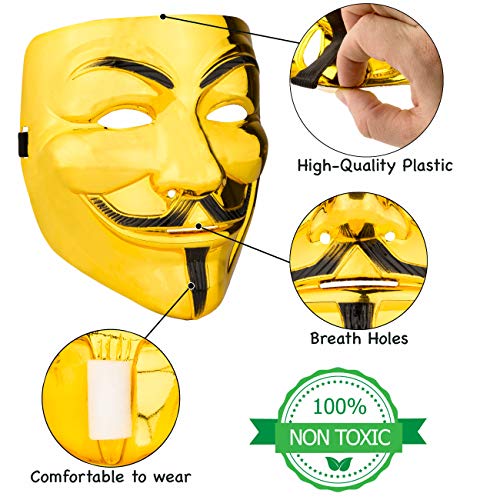 Diximus Halloween Masks V for Vendetta Mask Anonymous Guy Fawkes