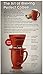 Melitta Single Cup Pour-Over Coffeemaker with Red Brewing Cone and Ceramic Coffee Mug (Pack of 4)