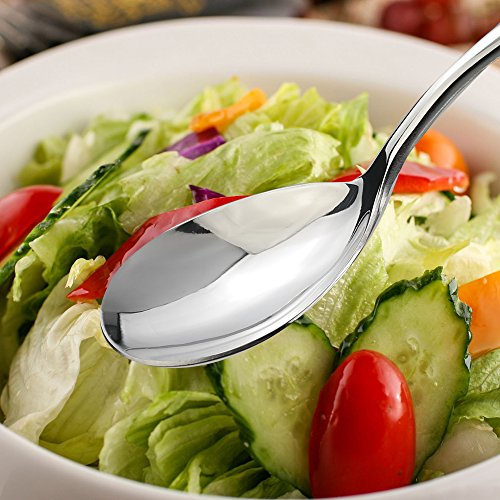 Nicesh Stainless Steel Buffet Serving Spoon, Set of 6 - Thumbnail 3