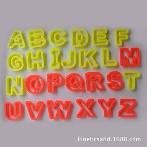 26 letters alphabet kinetic motion sand modeling mold tool toys