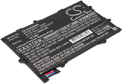 5000mAh Replacement for Samsung Galaxy Tab 7.7, GT-P6810, P6800 Battery, P/N SP397281A, SP397281P, SP397281P (1S2P)