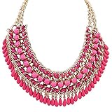 LackingOne Chain Choker Chunky Statement Bib Necklace