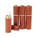 ROOS Portable Handmade Red Wood Toothpick Bucket Toothpick Holder (Red) by ROOS