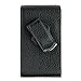iPhone 7 Plus / 6S Plus / 6 Plus [5.5'' screen] Pouch Case XXL Large Size Black Vertical Pouch Holster Leather Soft Sleeve Case with Built In Swivel Belt Clip & Metal Bracket (Fits Phone With Hybrid protective cover / bumper / silicone skin case) + AIScell Brand Cleaning Cloth For Apple iPhone 7 Plus / 6S Plus / 6 Plus {5.5'' Version}