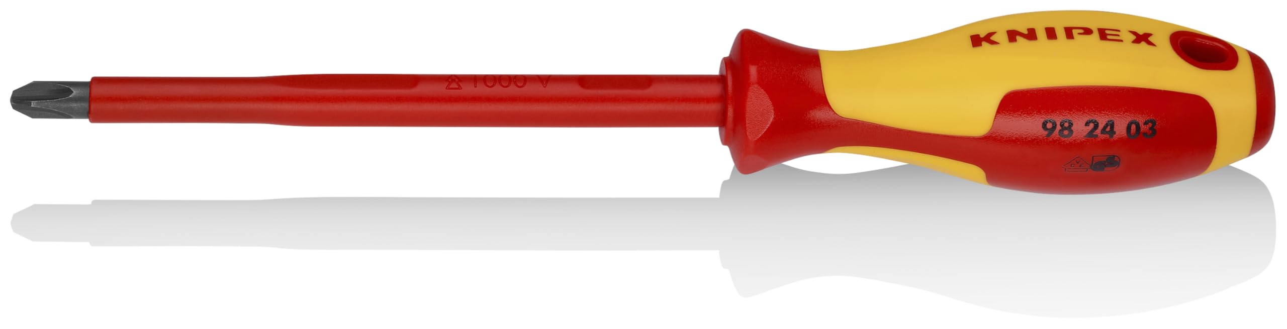 Phillips Screwdriver, 6"-1000V Insulated, P3