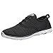 ALEADER Men's Stylish Quick Drying Water Shoes Black 11 D(M) US