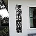 Statements2000 Silver/Black Metal Wall Art Wave, Modern Accent Décor by Jon Allen Metal Art, Crossroads Wave, 46