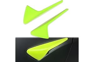 YJMOTOR Fit Tesla Side Camera HW3.0 Protection Cover for Model 3 Y 2017-2022,Hight Light Green ABS Side Air Flow Camera Vent Cover Decor Trim Accessories Protection Outside 2Pcs(Light Green)