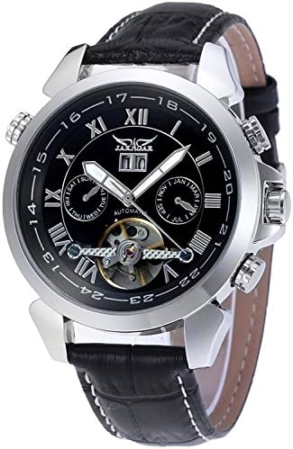 Qiyan Men's Tourbillon Automatic Brand Wrist Watch Black