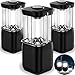 Sharper Image Collapsible LED Lantern Lamps with Handle 3 Pack, Great for Emergency and Survival Kits, Camping Lights, Indoor and Outdoor Flashlight Use, for Storms, Hurricane, Power Outage, Floods