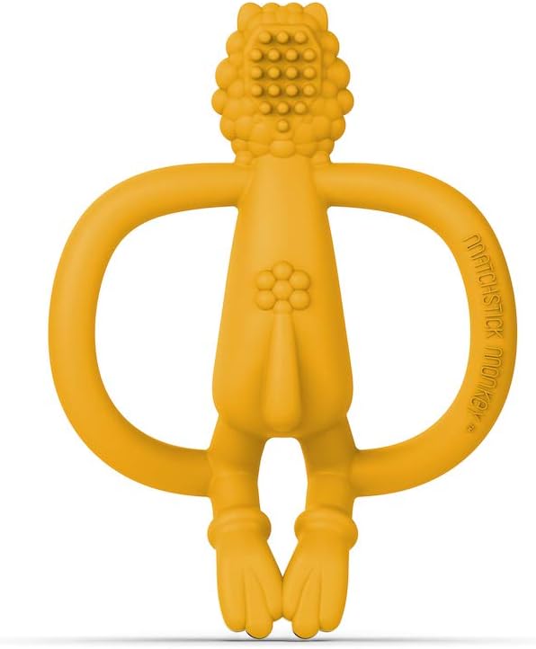 matchstick monkey lion teether