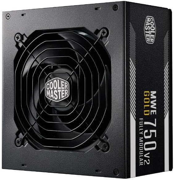 Cooler Master MWE 750 Gold V2 Fully Modular PSU UK Plug 750W 80 Plus Gold