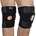 Knee Brace Open Patella Support Stabilizer 2 Pack Sleeves, FDA Registered for Arthritis, ACL, Running, Basketball, Meniscus Tear, Sports, Athletic, Relieves Pain, One Size Fits All by Sable