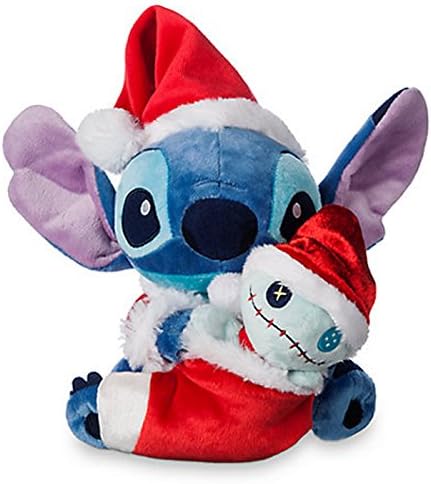 Official Disney Lilo & Stitch 20cm Lilo & Scrump Christmas Soft Plush Toy