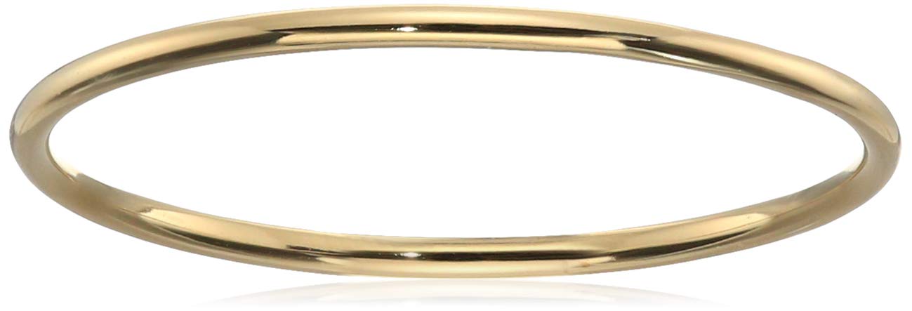 Amazon Essentials Alianza de moda en oro amarillo de 18 quilates sobre plata de ley, talla 7 (anteriormente Colección Amazon)