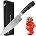 Tilevo Chef Knife - 8 Inch Carbon Steel Knife Sharp Blade & Balanced Comfortable Handle with Gift Case - Multipurpose Kitchen Knives for Chopping & Meat Cutting for Home and Restaurant